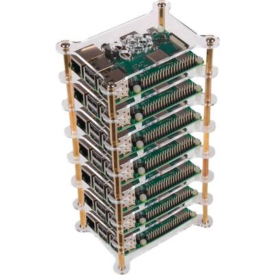 Joy-it RB-Case+19 SBC-behuizing Geschikt voor serie: Raspberry Pi® Acrylglas helder