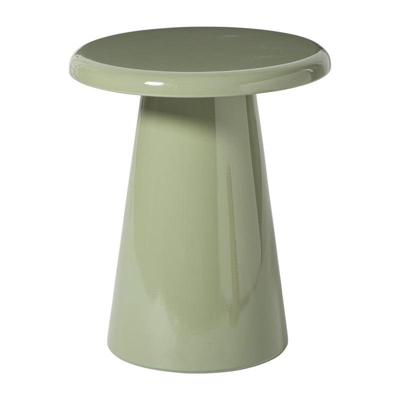 Bijzettafel metaal groot - groen - ø34.5x40.5 cm