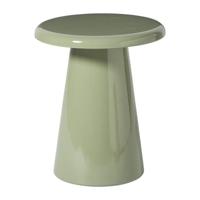 Bijzettafel metaal groot - groen - ø34.5x40.5 cm - thumbnail