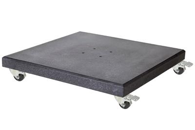 Platinum | Parasolvoet Modena XL Graniet met Wielen | 120 kg