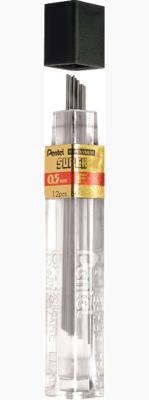 12 Potloodstiften Pentel F 0,5 mm zwart