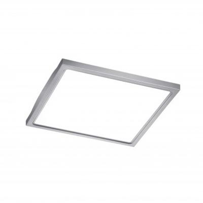 LED Plafondlamp - Badkamerlamp - Trion Foturo - 12W - Warm Wit 3500K - Vierkant - Mat Nikkel - RVS LED Plafondlamp - Badkamerlamp - Trion Foturo - 12W - Warm Wit 3500K - Vierkant - Mat Nikkel - RVS