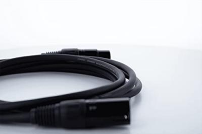 Cordial EM 1 FM XLR Verbindingskabel [1x XLR-bus 3-polig - 1x XLR-stekker 3-polig] Zwart