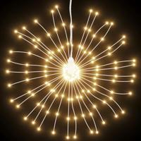 VidaXL Kerstverlichting vuurwerk 4 st 140 warmwitte led&apos;s 17 cm - thumbnail
