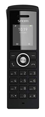 Snom M25 Office DECT mobiele deel (tot 75 uur standby-tijd en 7 uur gesprekstijd, 1, 4-inch TFT met 128 x 128 pixels, 2 x AAA-batterij), Zwart, 00003987