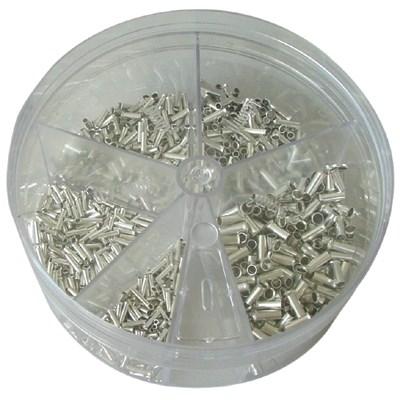 Handig rond assortiment met Ongeïsoleerde Adereindhulzen 0,5