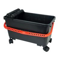 Tegelemmer+rolset+wielen rood 22ltr. - thumbnail