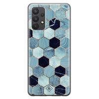 Samsung Galaxy A32 4G siliconen hoesje - Blue cubes - thumbnail