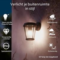 Wandlamp Philips sunera Zwart 25 W Aluminium E27 - thumbnail