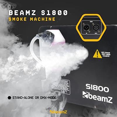 BeamZ S1800 Verticale DMX rookmachine 1800W - thumbnail