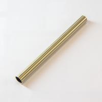 Desigsifon verlengbuis Sanilux met kraag 40 cm Goud Geborsteld - thumbnail