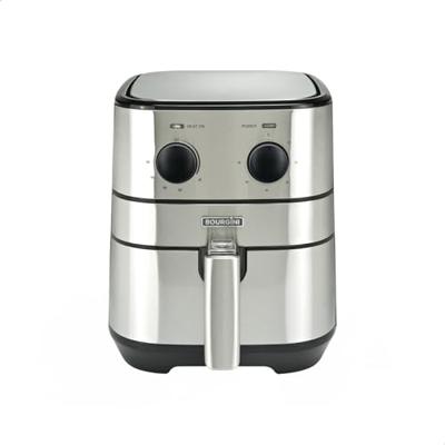 Bourgini Classic Health Fryer 4L 1500W RVS/Zwart