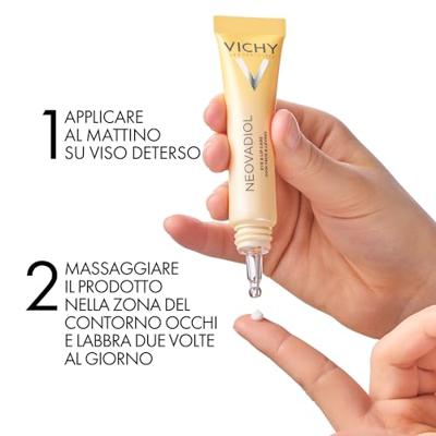Vichy Neovadiol Multi-Verbeterende Oogcrème en lipverzorging - voor tijdens en na de overgang
