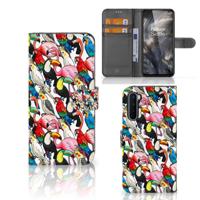 OnePlus Nord | Telefoonhoesje | Met pasjeshouder | Birds - thumbnail