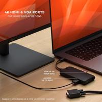 SATECHI USB-C Multipoort Adapter, USB-C Hub 9-in-1, On-The-Go Multipoort Adapter - Voor M2/ M1 Macbook Pro/Air, M2/ M1 iPad Pro/Air, M2 Mac Mini, iMac M1 (Zwart) - thumbnail