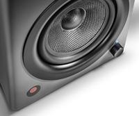 wavemaster TWO NEO stone gray – luidsprekersysteem (60 Watt) met Bluetooth streaming, digitale poorten en IR-afstandsbediening actieve boxen gebruik voor TV/tablet/smartphone, donkergrijs (66364) - thumbnail