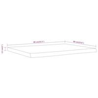 Wastafelblad rechthoekig 80x60x2,5 massief acaciahout - thumbnail