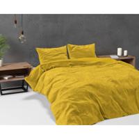 Sleeptime Velvet Uni Dekbedovertrek Goud 200 x 220 cm - thumbnail