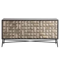 Richmond Dressoir 'Tetro' 160cm, kleur Zilver - thumbnail