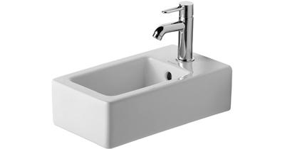 Duravit Vero fontein 25x45 cm met overloop Wit Duravit Vero fontein 25x45 cm met overloop Wit