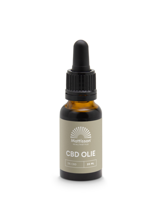 Mattisson HealthStyle CBD Olie 5% 20ml Mattisson HealthStyle CBD Olie 5% 20ml