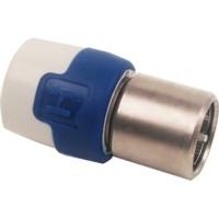 Hirschmann QFC 5S F-connector Male Metaal Wit / Blauw - thumbnail
