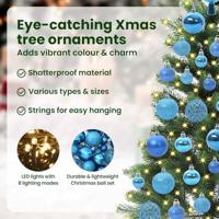 VidaXL Kerstboom met 150 led met standaard groen 90 cm pe - thumbnail