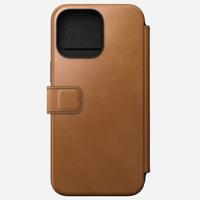Nomad Modern lederen folio iPhone 15 Pro Max - English Tan - thumbnail