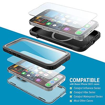 Catalyst Gehard glas volledige dekking schermbeschermer voor iPhone 13 Pro Max, hoesvriendelijk, compatibel met Catalyst Case