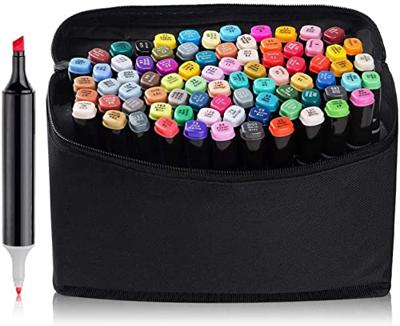 Markeerstiften Alex Bog Luxury Multicolour 80 Onderdelen Dubbelzijdig