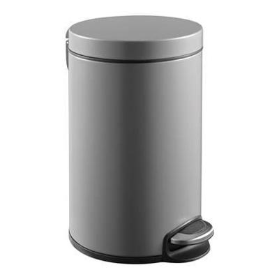 EKO - Serene pedaalemmer 8 ltr, EKO - Steel Plastic - platinum EKO - Serene pedaalemmer 8 ltr, EKO - Steel Plastic - platinum