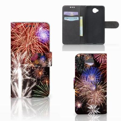 Microsoft Lumia 650 | Wallet Case | met Pasjes | Vuurwerk