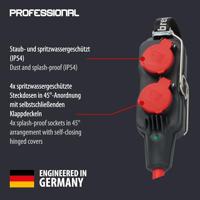 Brennenstuhl Professional Powerblock | 4-voudig | IP54 - 9837570010 - thumbnail