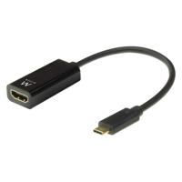 Adapter USB-C naar HDMI Ewent EW9823 Zwart 15 cm 4K Ultra HD (1 Stuks) - thumbnail