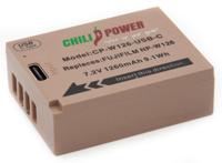 ChiliPower accu NP-W126 USB-C versie voor Fujifilm - 1260mAh - thumbnail