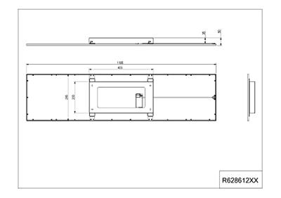 Trio PlafonnièreGamma 120cm - 2700-6500K grijs - R62861287