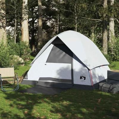 Koepeltent 4-persoons waterdicht verduisterend stof wit Koepeltent 4-persoons waterdicht verduisterend stof wit