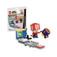 LEGO super mario - mario kart - toad (pitstop) constructiespeelgoed (30702) - thumbnail