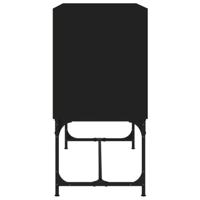 Dressoir 100x40x79,5 cm bewerkt hout zwart - thumbnail