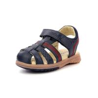 Leren jongenssandalen Platinium KICKERS® marineblauw - thumbnail