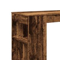 Bartafel met rekken 102x50x103,5 cm bewerkt hout oud houtkleur - thumbnail