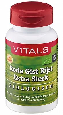 Vitals Rode Gist Rijst Extra Sterk Bio (60ca)