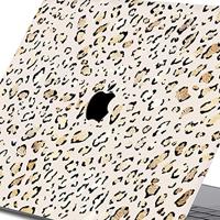 Lunso MacBook Pro 16 inch (2019) cover hoes - case - Leopard Rose Gold - thumbnail