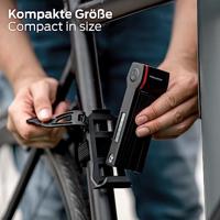Trelock vouwslot two go 80cm xmove zwart - thumbnail