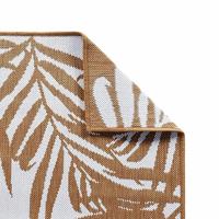 VidaXL Buitenkleed omkeerbaar 80x250 cm bruin en wit - thumbnail
