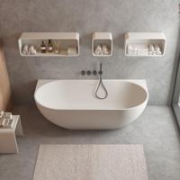 Ligbad Ideavit SolidNova 180x80x56 cm Mat Wit Ideavit - thumbnail