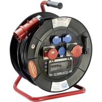 AS Schwabe 26102 Kabelhaspel 30.00 m Zwart CEE-stekker 32 A 5-polig - thumbnail