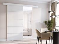 Schuifdeur CLOVIS 86 cm wit - thumbnail
