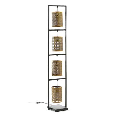 Kave Home Vloerlamp 'Margery' 4-lamps, kleur Zwart Kave Home Vloerlamp 'Margery' 4-lamps, kleur Zwart