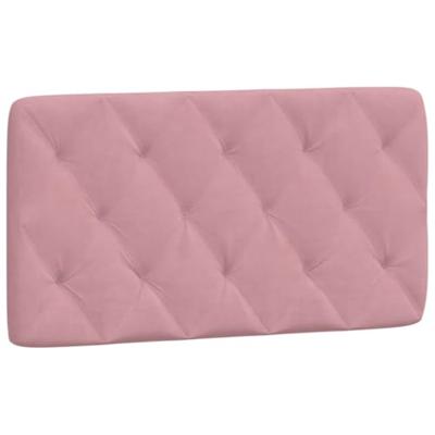 Bedframe zonder matras fluweel roze 100x200 cm